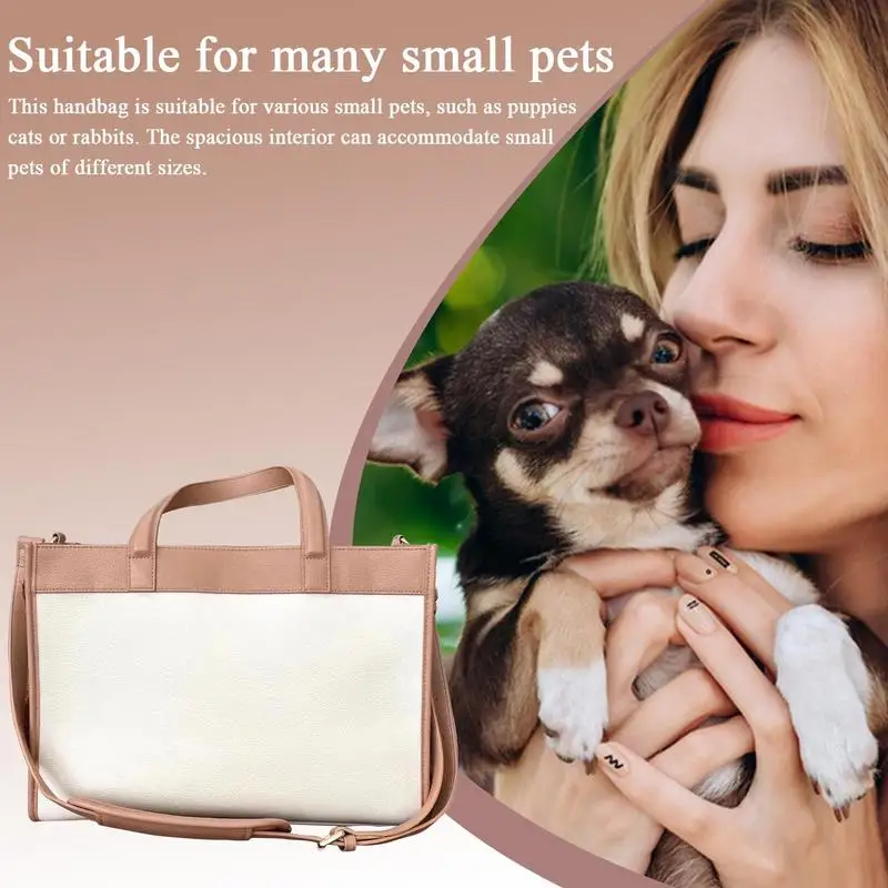 Borsa da trasporto per cani Borsa da trasporto per cani di grande capacità Borse da gatto multifunzionali per esterni Borsa da trasporto traspirante per cuccioli per coniglietto - immagine 3