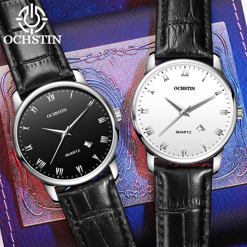 OCHSTIN2024 Leisure and Fashion New Men's Gentry Series Imported Multifunctional Quartz Movement Watch Men's Quartz Watch