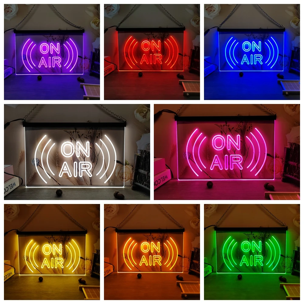 On Air Wave - 3D Carving LED Neon Sign for Home Decor and Creative Spaces