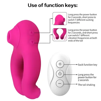 Cock Sleeve Rings Vibrator for Men Penis Massager Male Prostate Stimulation Sucking Sex Toys Couple Clitoris Stimulate Erotic 4