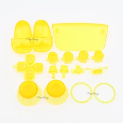Complete Button Set with Thumb Sticks and Trigger Enhancements (N14 Clear Yellow)