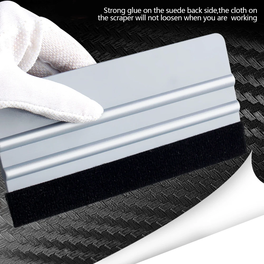 1roll Fiber Vinyl Squeegee Spare Suede Fabric Cloth Car Wrap Tool Window Tint Scraper No Scratch Protector Edge Car Accessory