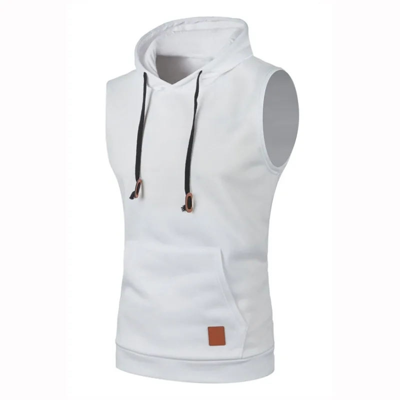 Animal Game Mens Sleeveless Jacket Vests Lightweight Slim Fit Hooded Sweatshirt Casual Hoodies Work Coats Tank Top Tracksuit Men