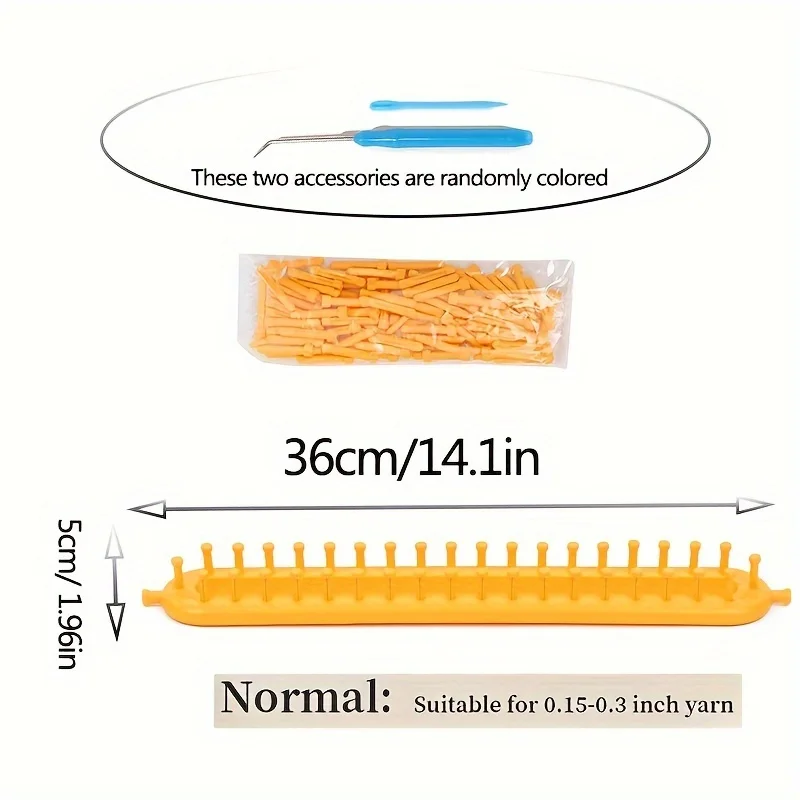 1pc Self-woven Scarf Weaving Artifact DIY Knitting Craft Weaving Tool Handmade Knitting Kit Loom