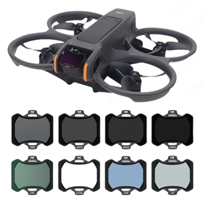 Набор фильтров для DJI Avata 2 ND NDPL MCUV CPL ND8 ND16 ND64 ND8PL ND16PL ND32PL ND64PL, аксессуары для DJI Avata 2
