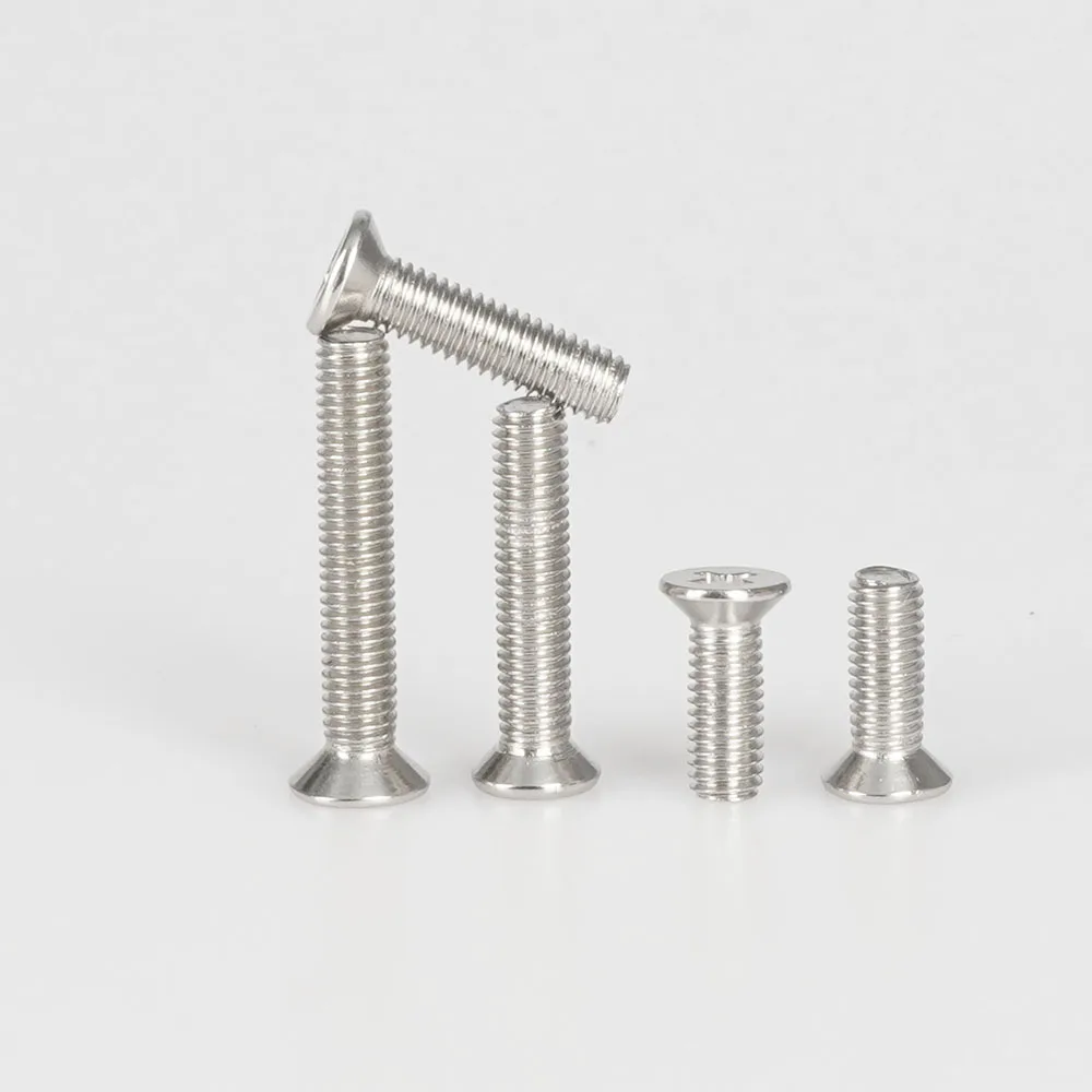 Metric Threaded Flat Philllips Small Screws Eyeglasses Watch Bolts Countersunk Stainless Steel Spectacle Screw M1 M1.4 M1.6 M2