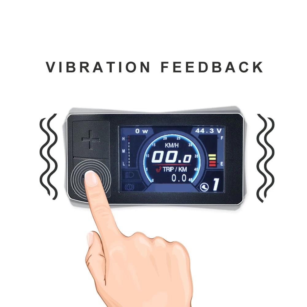 BAFANG 모터용 스마트 자전거 속도계, 전기 자전거 컴퓨터 디스플레이, UART 프로토콜, 5PIN 암, 36V, 48V, 52V, 500C