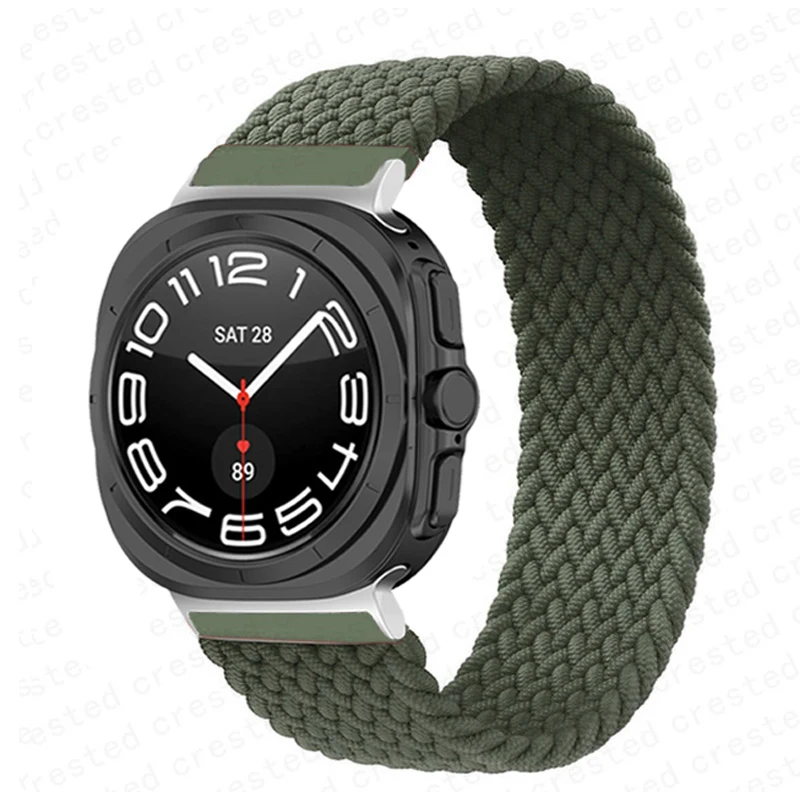 Braided Nylon Solo Loop Watch Strap - Ultra 47mm Band Accessory