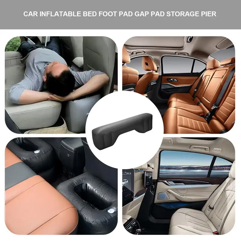 Car Travel Inflatable Mattress Air Bed Rear Clearance Pad Gap Padding Leakproof Car Inflatable Cushion Traveling Accessories