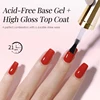 UR SUGAR 15ml No Wipe Top Base Gel Nail Gel Polish Matte Top Coat Enhancer Varnish Semi Permanent Soak Off UV LED Nail Art 5