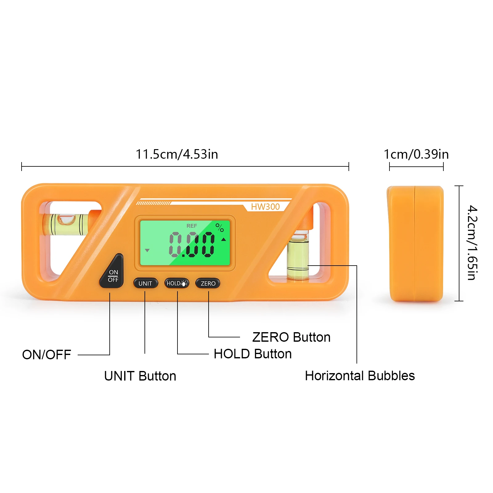 Digital Angle Protractor Angle Measuring Tool Angle Protractor Digital Angle Meter Digital Inclinometer Digital Inclinometer Magnetic Electronic Goniometer LCD Digital Angle Meter Backlight Angle Protractor Slope Conversion Meter