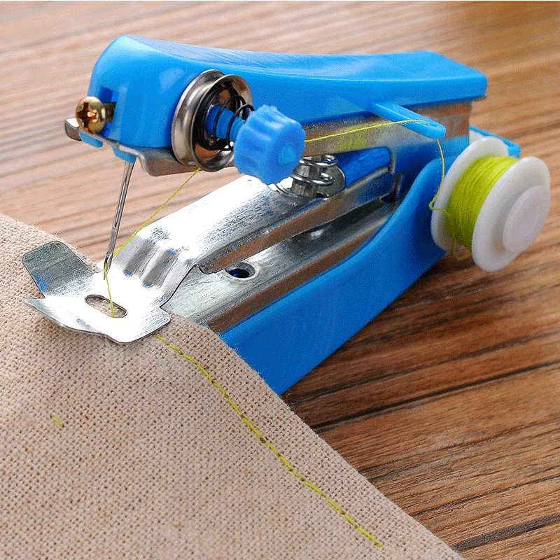 High Quality Multifunctional Hand-held Sewing Machine Mini Home Manual  Small Portable Pocket Travel Essential - Price history & Review, AliExpress Seller - Magical product Store