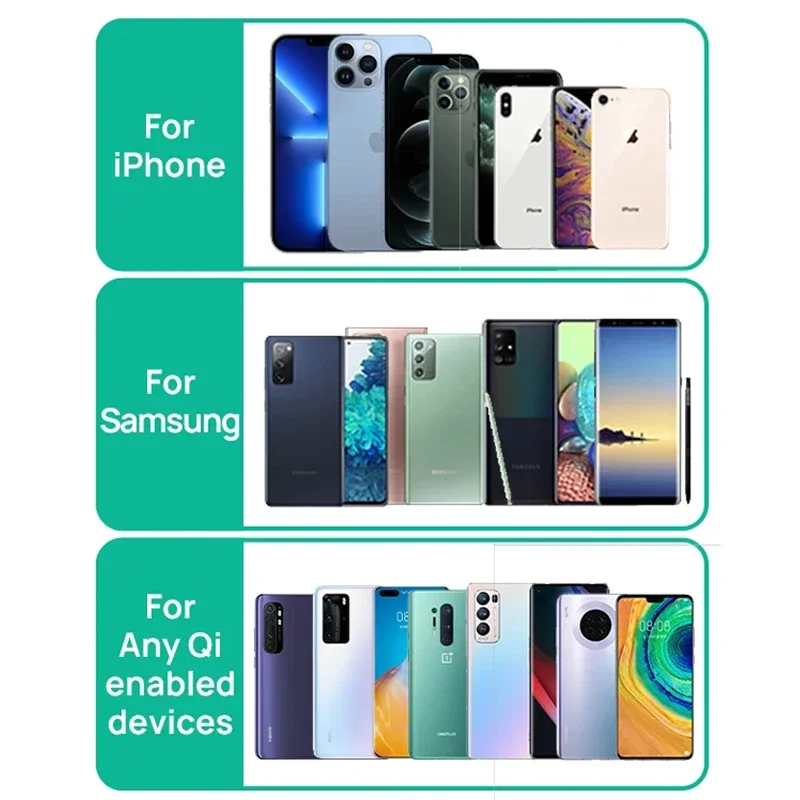 27mm Invisible Under Table Charger Furniture Fast Desk Wireless Charging Station For IPhone 15/14/13/12 Samsung_voghion.com