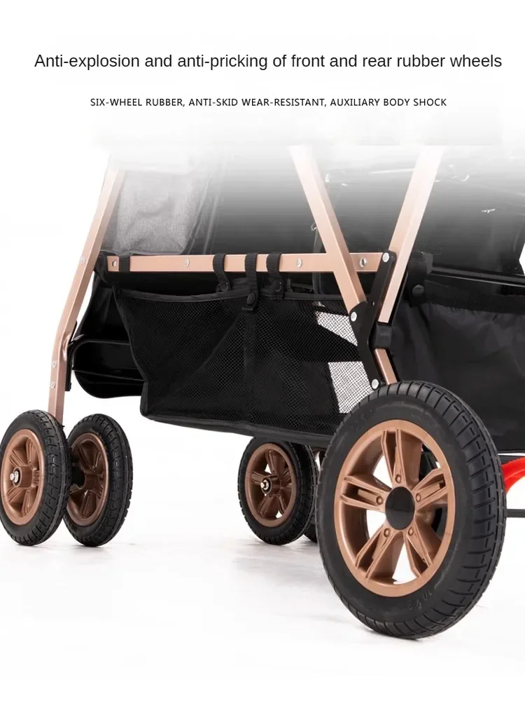 Twin Baby Stroller – Front & Rear Seats 3
