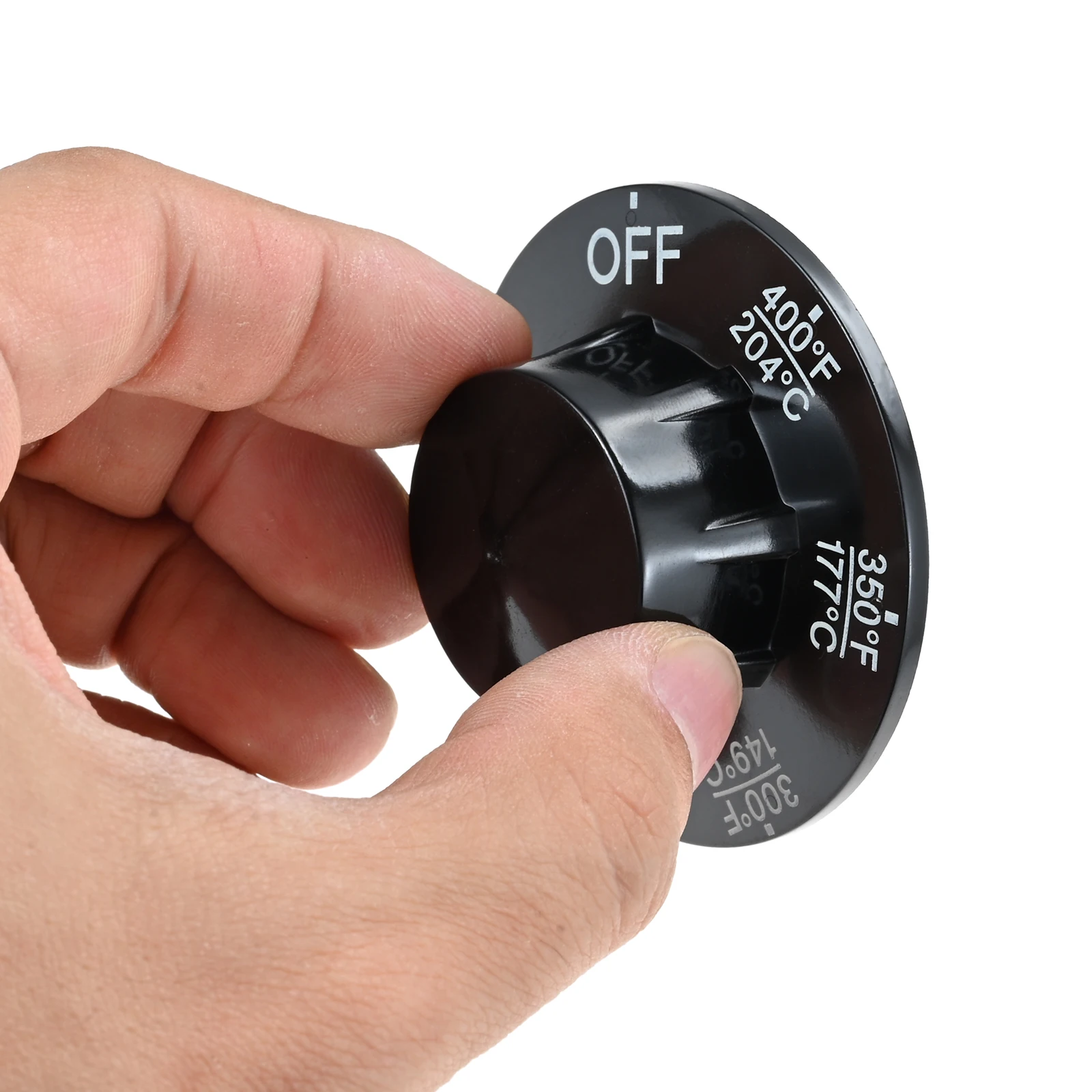 2 sets Control Valve Beige Pilot Dial Knob and 200-400&deg;F Thermostat Knob for Fryers Range Braising gas stove knobs