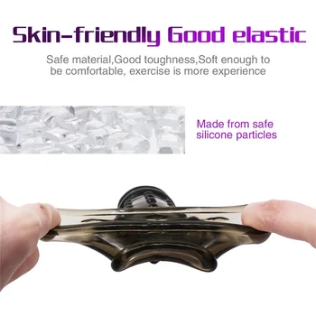 Reusable Male Penis Sleeve Testimony Bondage Cock Extensor Penis Ring Condoms with Scrotum Penis Erotic Male Toys 2