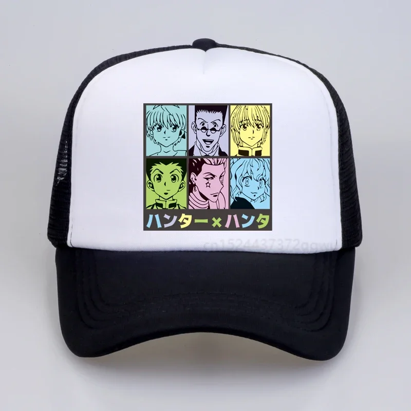 

Hunter X Hunter men Baseball cap Zoldyck Baka Classic Comic Baseball cap Fashion summer Mesh Breathable snapback hats