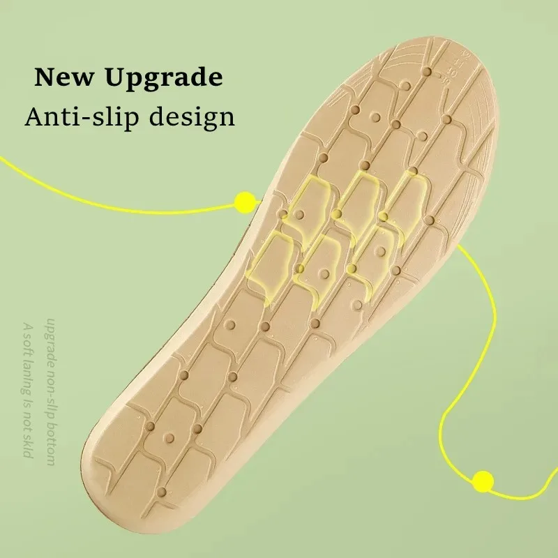 Insoles with Soft Breathable Sports Inserted into Sweat Absorbent Insoles