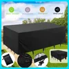 Outdoor Furniture Dust And Waterproof Cover Cloth OxfordCloth Garden Furniture Cover, Courtyard Sofa Table And Chair Cover 1