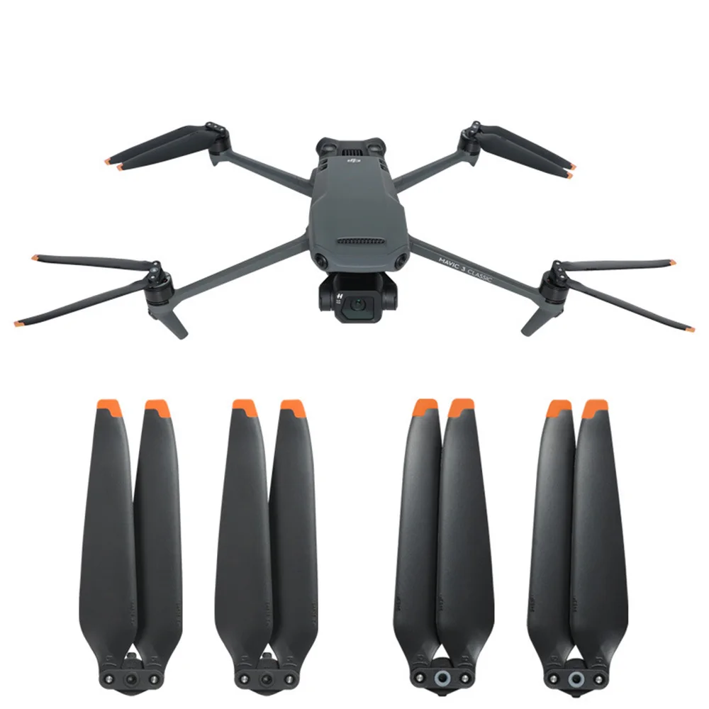 Ensemble complet d'hélices Mavic 3, fabriquées avec des matériaux durables pour une longue durée de vie.