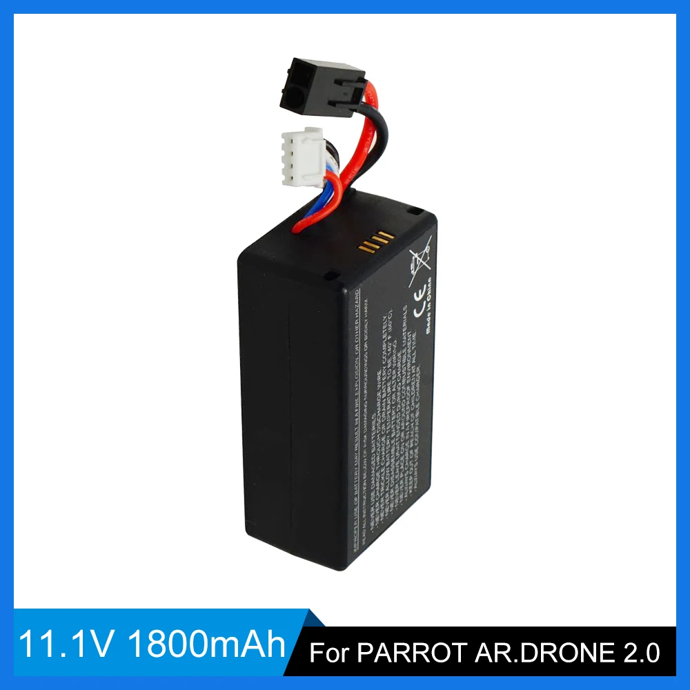 Batterie Drone Haute Puissance Recyclable, 11.1V, 2000mAh, 20C, Conçu pour  Parrot AR.Drone 2.0 Quadcopter Long Temps de Vol - AliExpress