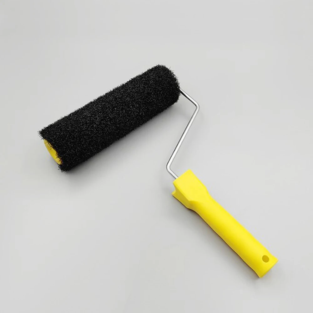 1pc 9.8" Roller Brush Versatile Roller Brush Putty Cleaning Texture Paint Diatom Mud Feeding Tool Hand Tool