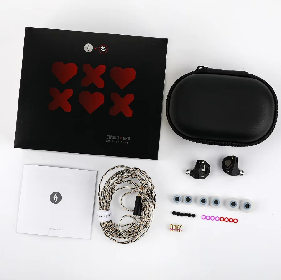 SIMGOT HBB EW300 1DD+1Planar+1PZT ハイブリッドドライバーインイヤー