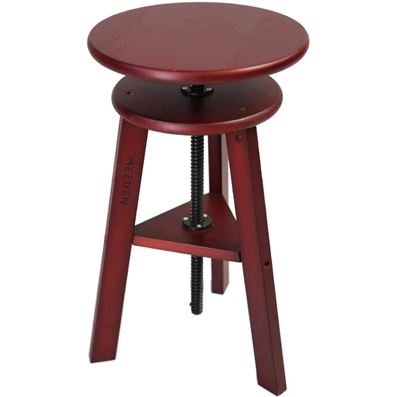 

Wooded Drafting Stool with Adjustable Height Artist Stool For Home Use Kitchen Bars