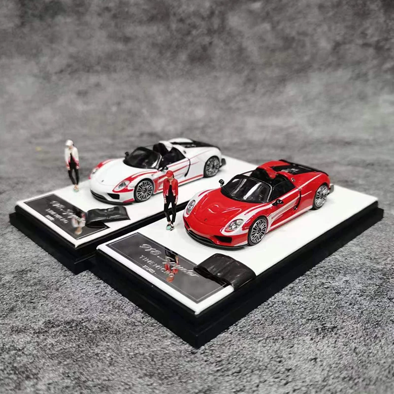 

Time Micro 1:64 Model Car 918 Spyder Alloy Die-cast Sport Vehicle- Flame Coating