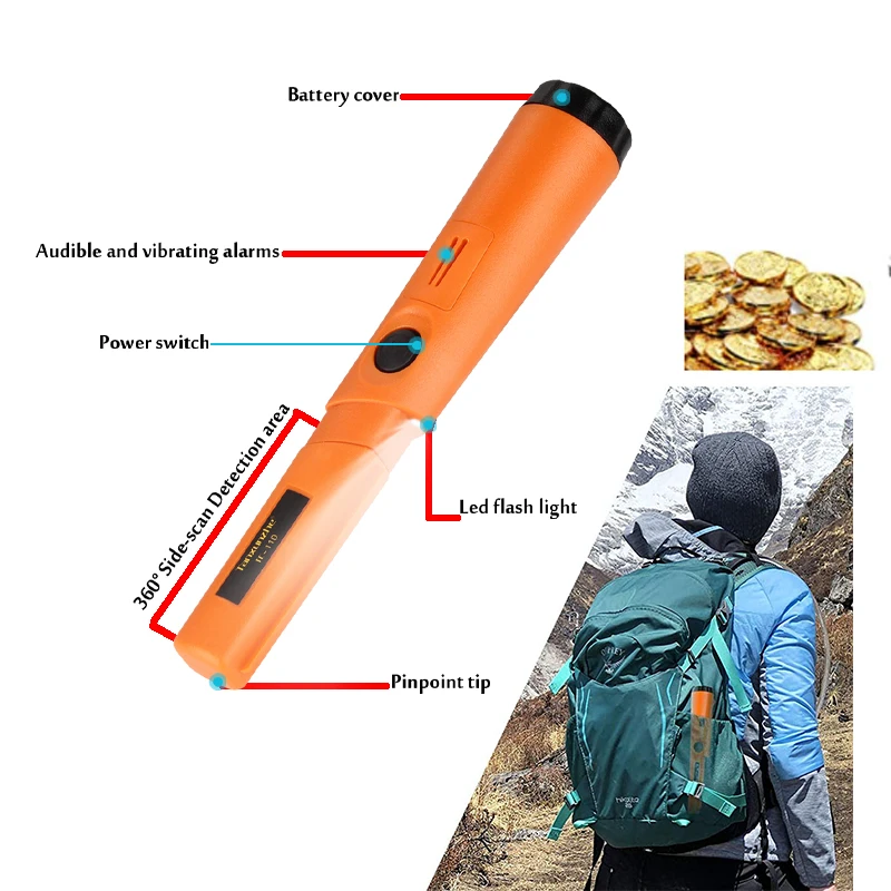 TC 100 High Quality Handheld Metal Detector Positioning Rod Detector