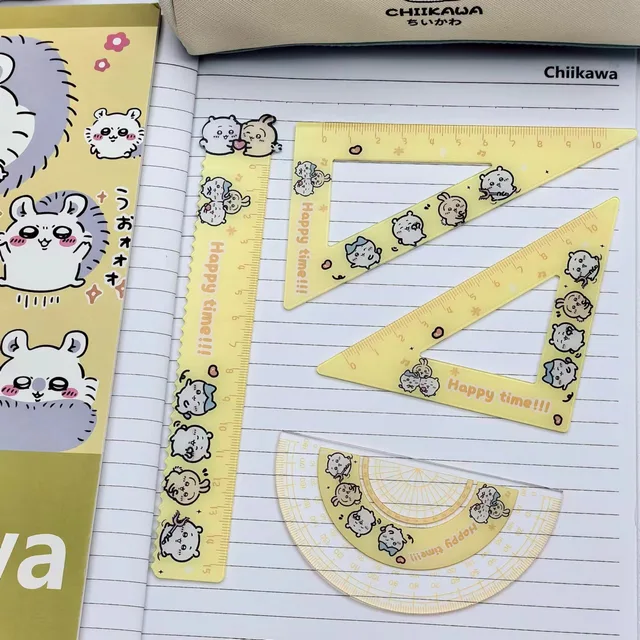 Chiikawa Ruler Suit Ruler for Students - Chiikawa Plush