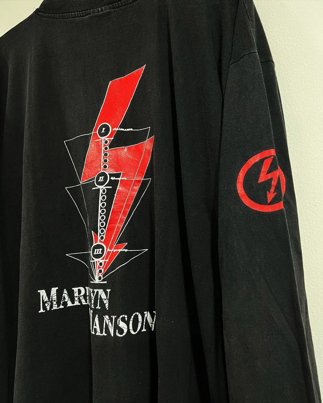 Marilyn Manson High Street Tattoo Man in Dark Gothic Blockbuster Sweater Autum Winter Long Sleeve Round Neck Sweater 5