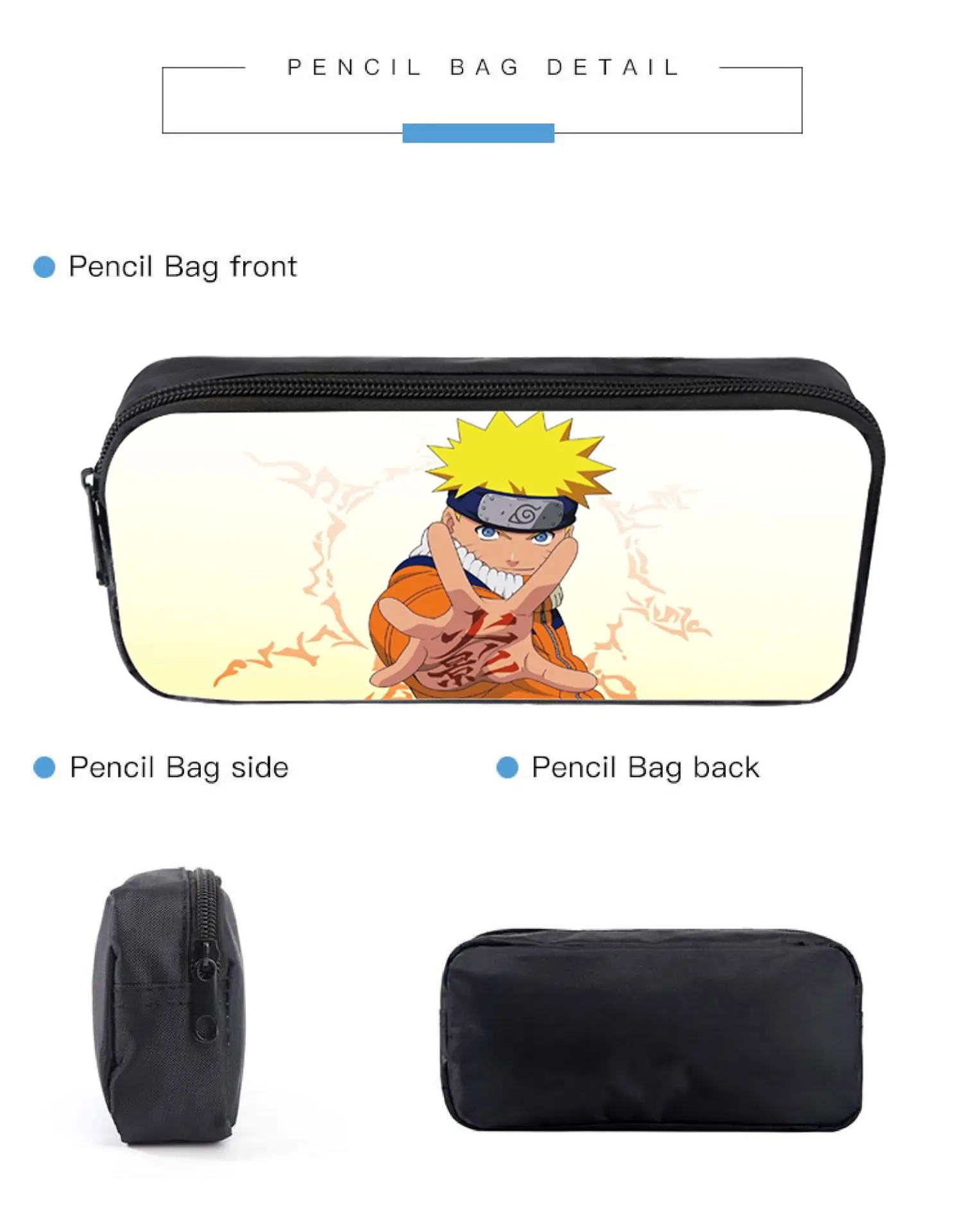 Bzdaisy Naruto Backpack - Cute, Fashionable, and Spacious with Double Side  Pockets for Leisure Travel Unisex for kids Teen 