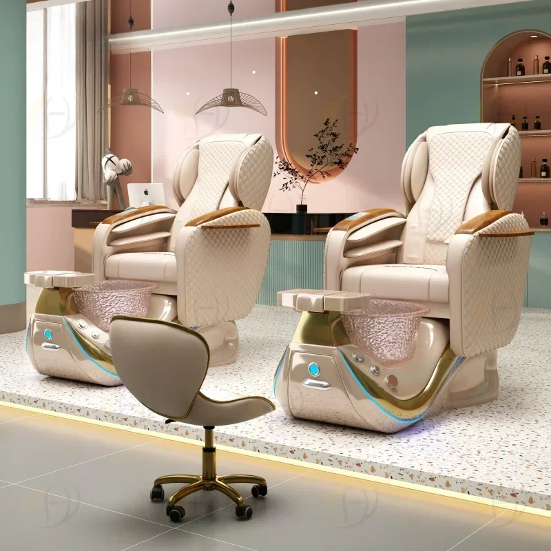 Pedicure Chair Modern Best Luxury Professional Manicure Massage Foot Spa Pedicure Chair for Nail Salon