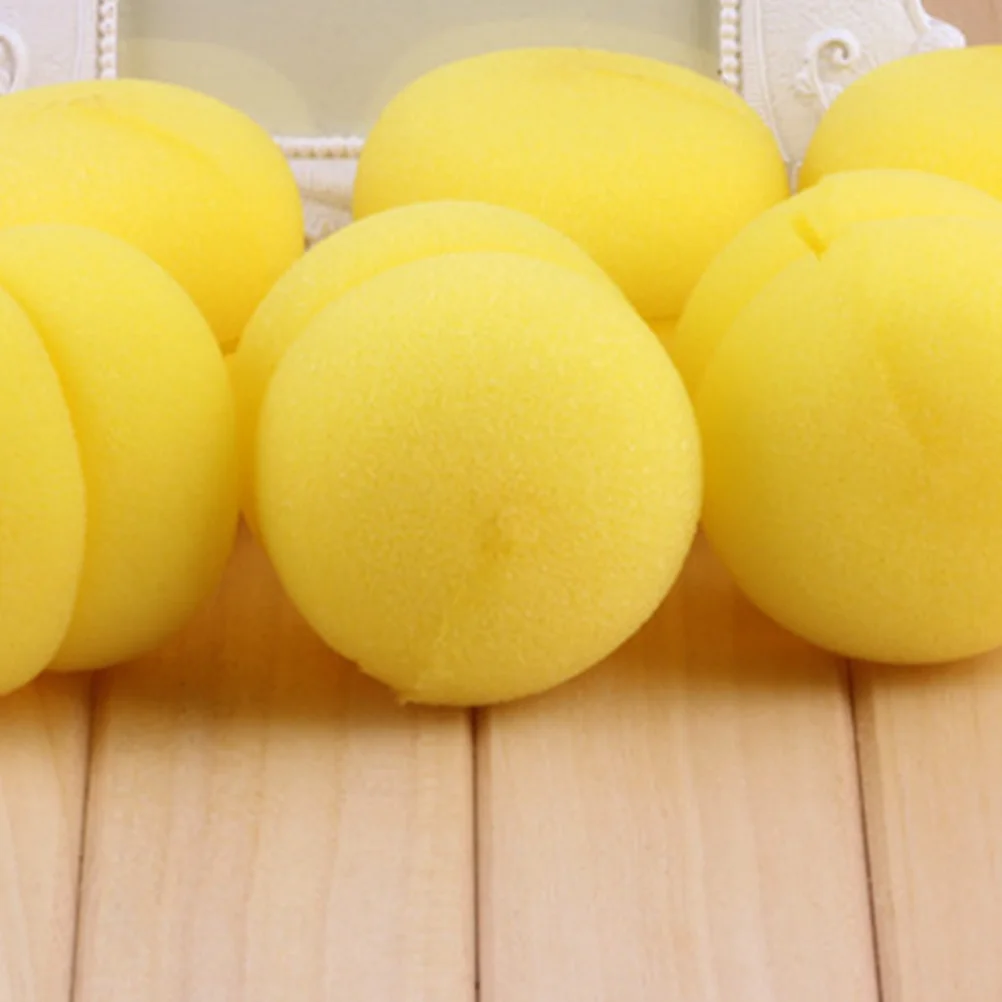 4 Sets Hair Curler Sponge Ball Hair Styling Tool Curly Ball Sponge Roller Women Care Styling Foam Rollers
