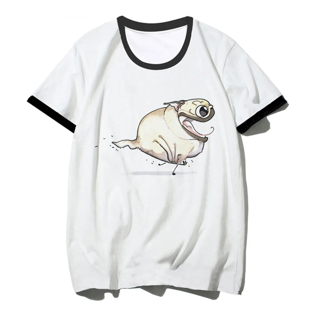 

Pug t-shirts women graphic anime streetwear top female streetwear Japanese 2000s clothes