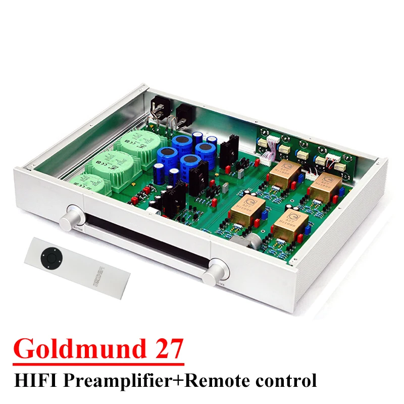 

Справочная информация по Goldmund 27 Hi-Fi предусилитель с пультом дистанционного управления, высоким уровнем снижения, 4 группы входных интерфейсных аудиоусилителей