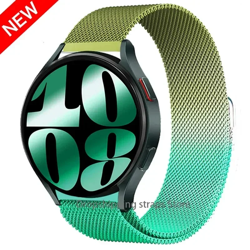 Premium Milanese Loop Metal Magnetic Bracelet, Adjustable Stainless Steel Watch Band, 20mm/22mm