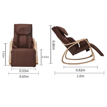 Massage Chair With Comfortable Air Pressure Relaxing Rocking Chair Heating Function Finger Pressure Massage Muscle Relaxation 6