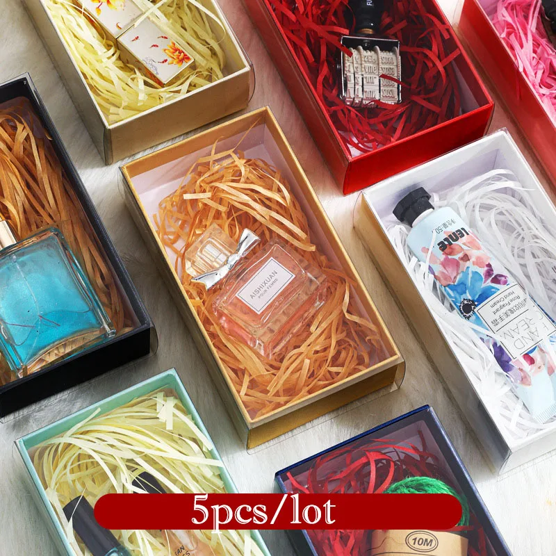 5PC Transparent Slide Drawer Box for Mini Crafts, Jewelry, Watches, Perfume or Small Gi... - SKU TSBD1047 - UGI Packaging