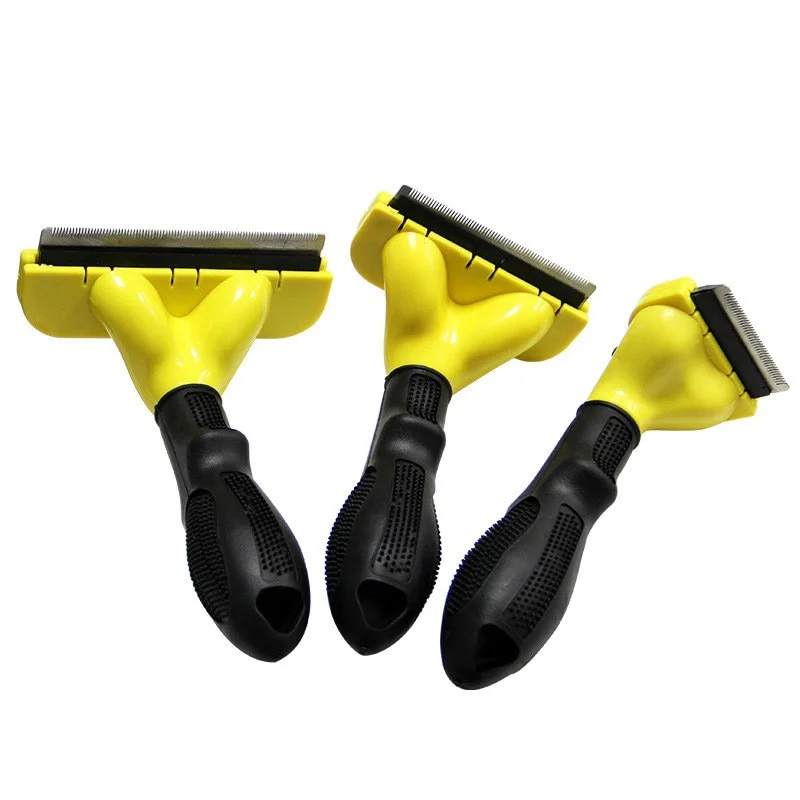 Pet Hair Brushes for pet hair brush dog grooming comb pet grooming clipper Dog Cat Small Animal Grooming Comb Tickle Fur Cleaning Brush Hair Clipper Tools Furmines 1Pc