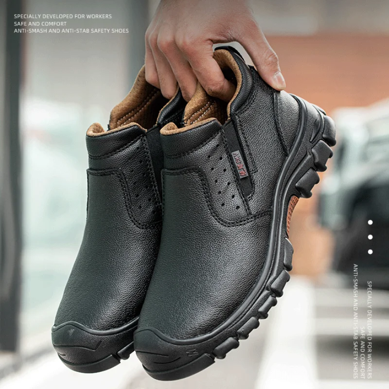 Botas De Trabajo Impermeabl Para Hombr, Zapatos De Seguridad Con