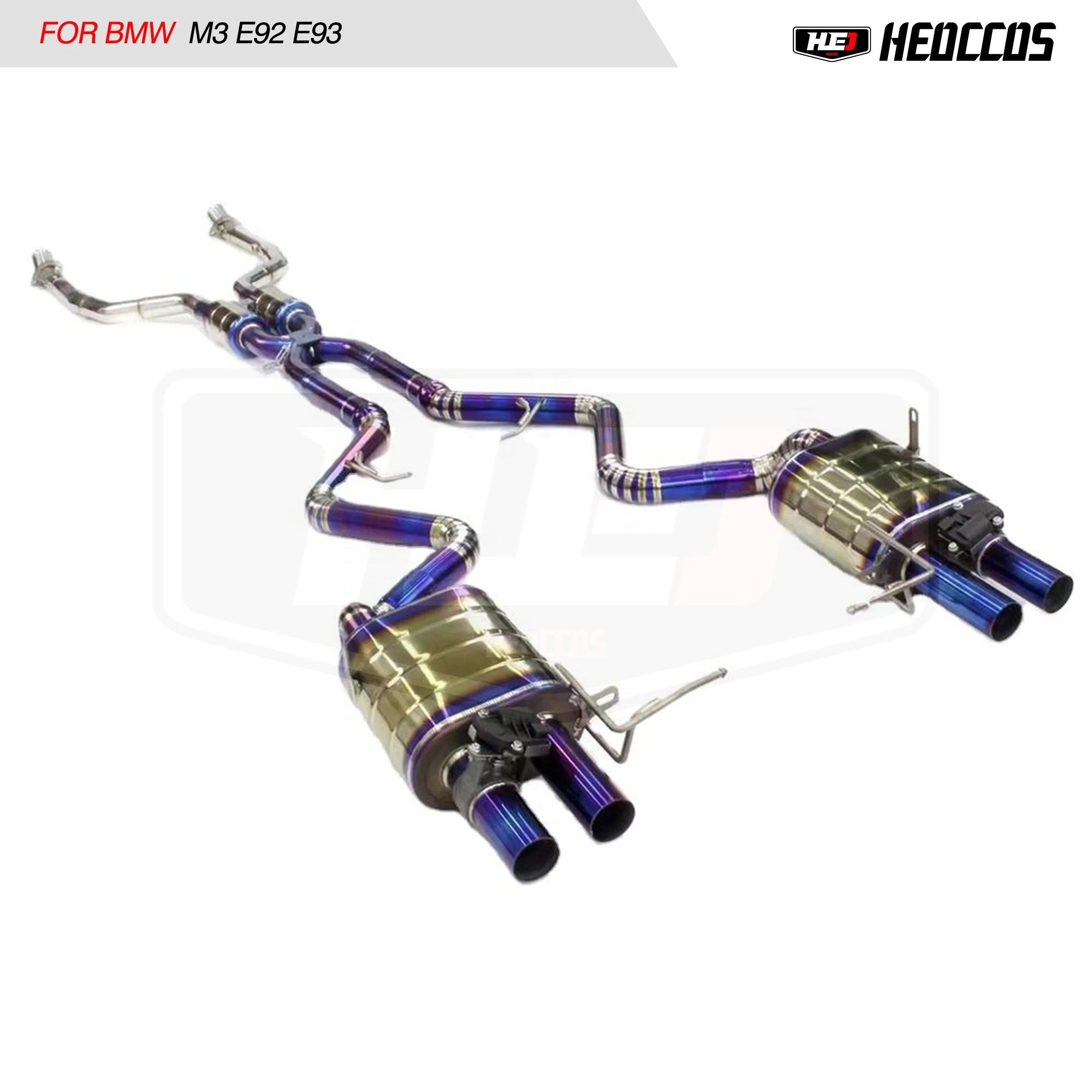 Scarico Heo In Acciaio Inossidabile Per Bmw M3 E92 E93 Catback Tubi Di Scarico Punta Di Scarico Valvetronic