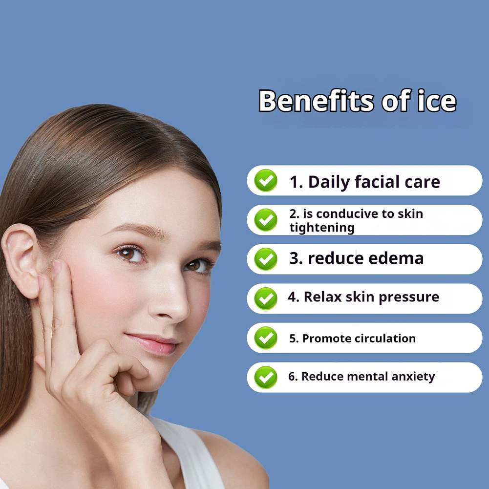 Protable Face Ice Bath Bowl For Facials Plunge Dipping Face Folding Ice Tray Facials Washbasin Facials Skin Care Tool for Home