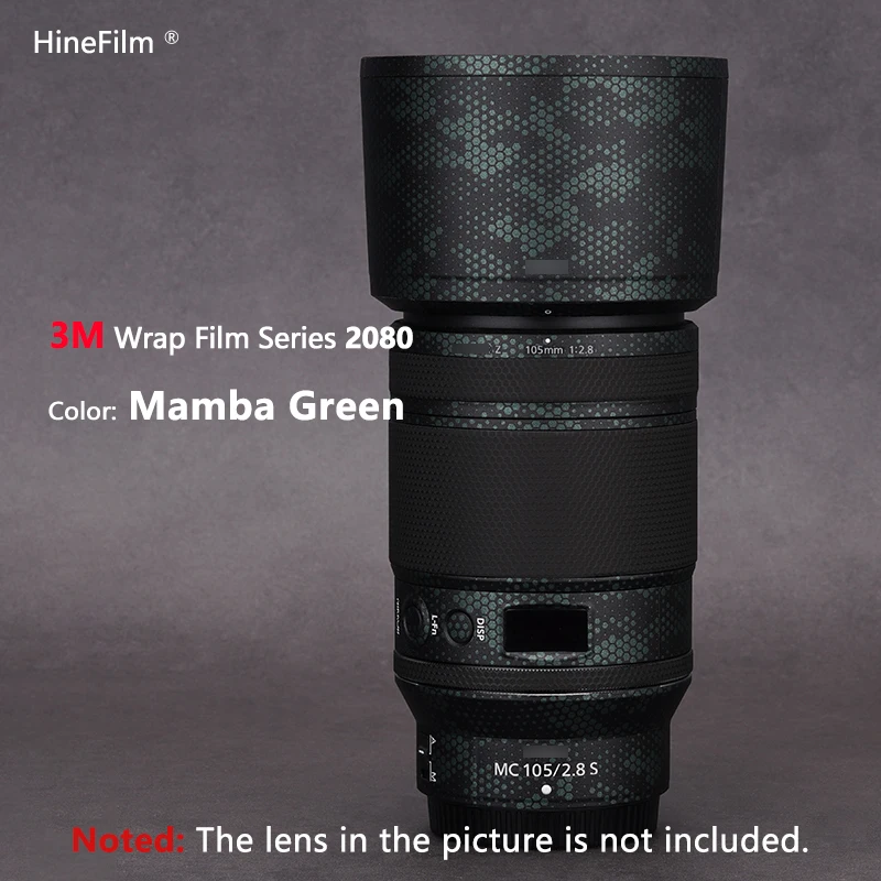 Hinefilm スキンニッコール Z 105 F2.8 レンズステッカー 105f2.8