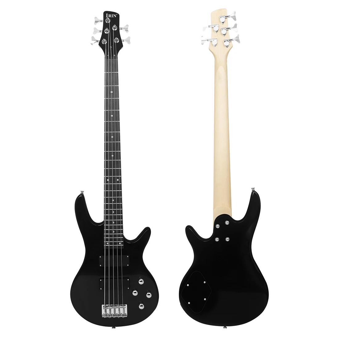 IRIN 5 Strings Electric Bass 24 Frets Maple Body Neck Bass Guitar 