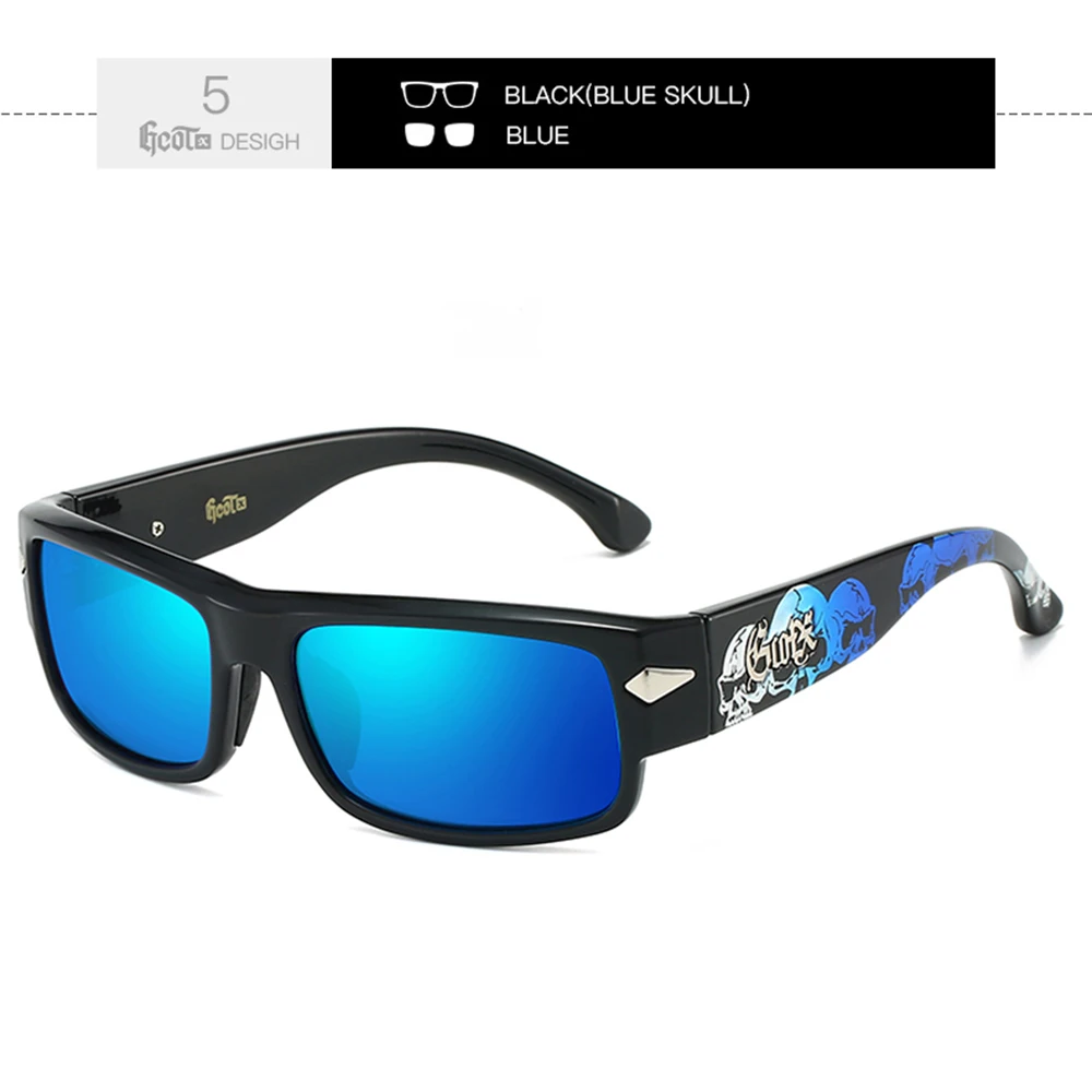 GCOTX Vollrand-polarisierte Sonnenbrille für Damen und Herren, 9 Farben, Modell 722 – Detail 6