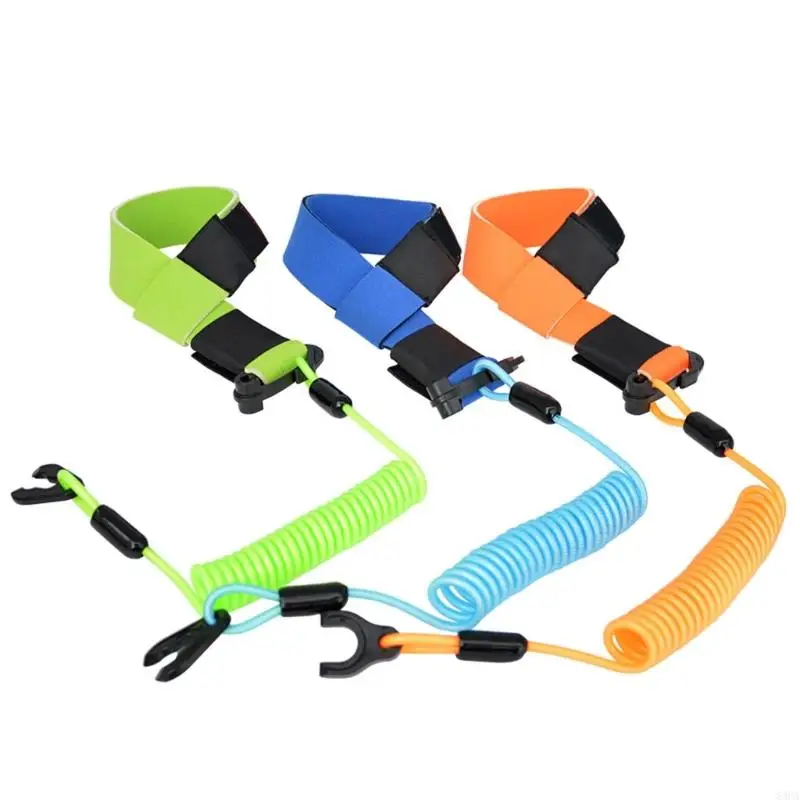 Boats Motor Kills Stop Switches Key Rope Versatile Neoprene Emergencies Stop Cord for Personality Watercrafts and Boats