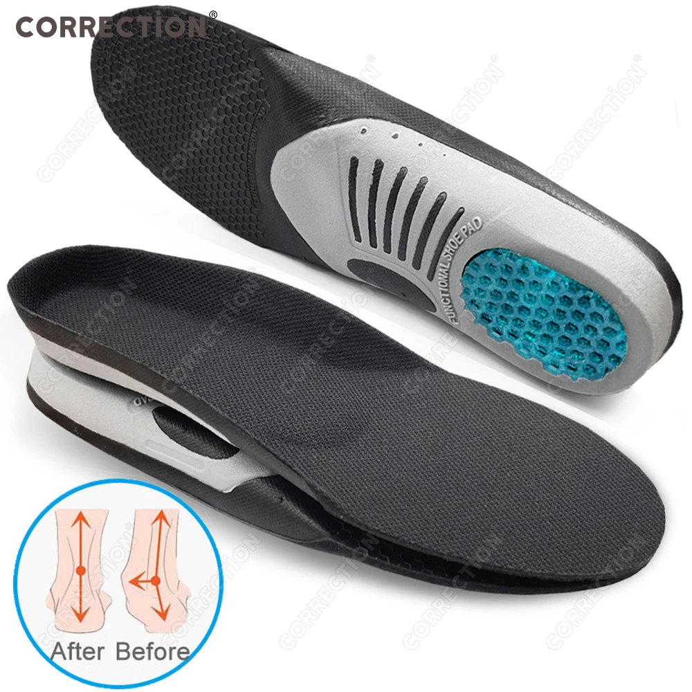 Correction Best Flat Feet Orthopedic Soles Insoles Arch Pads X/o Leg