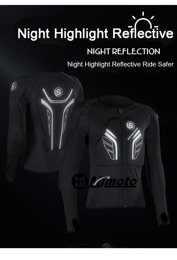 Motorcycle Armor Motorcycle Armor Jacket Full Body Protection Men Coat Motocross Summer Breathable Riding Jersey